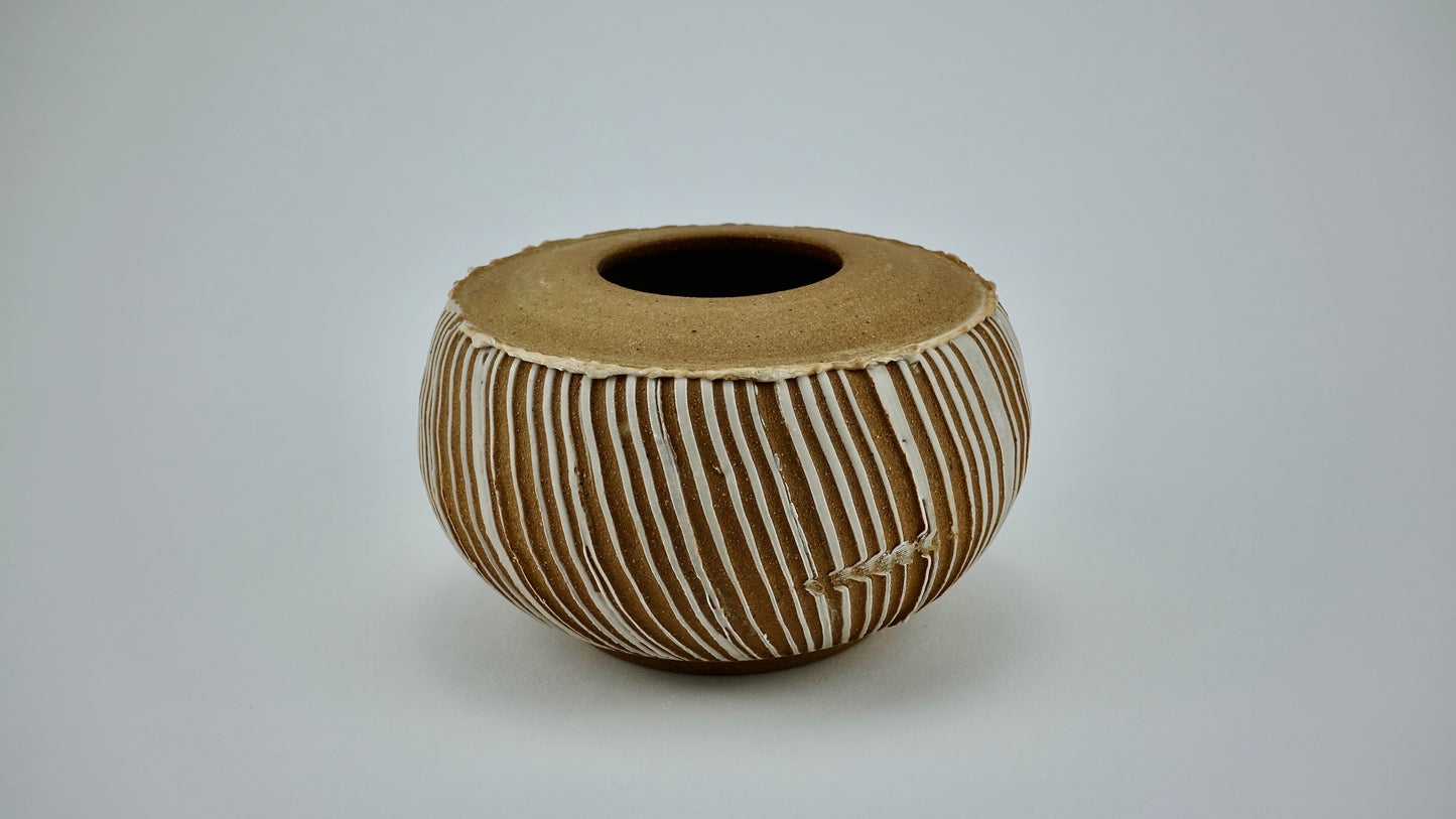 striped vase series