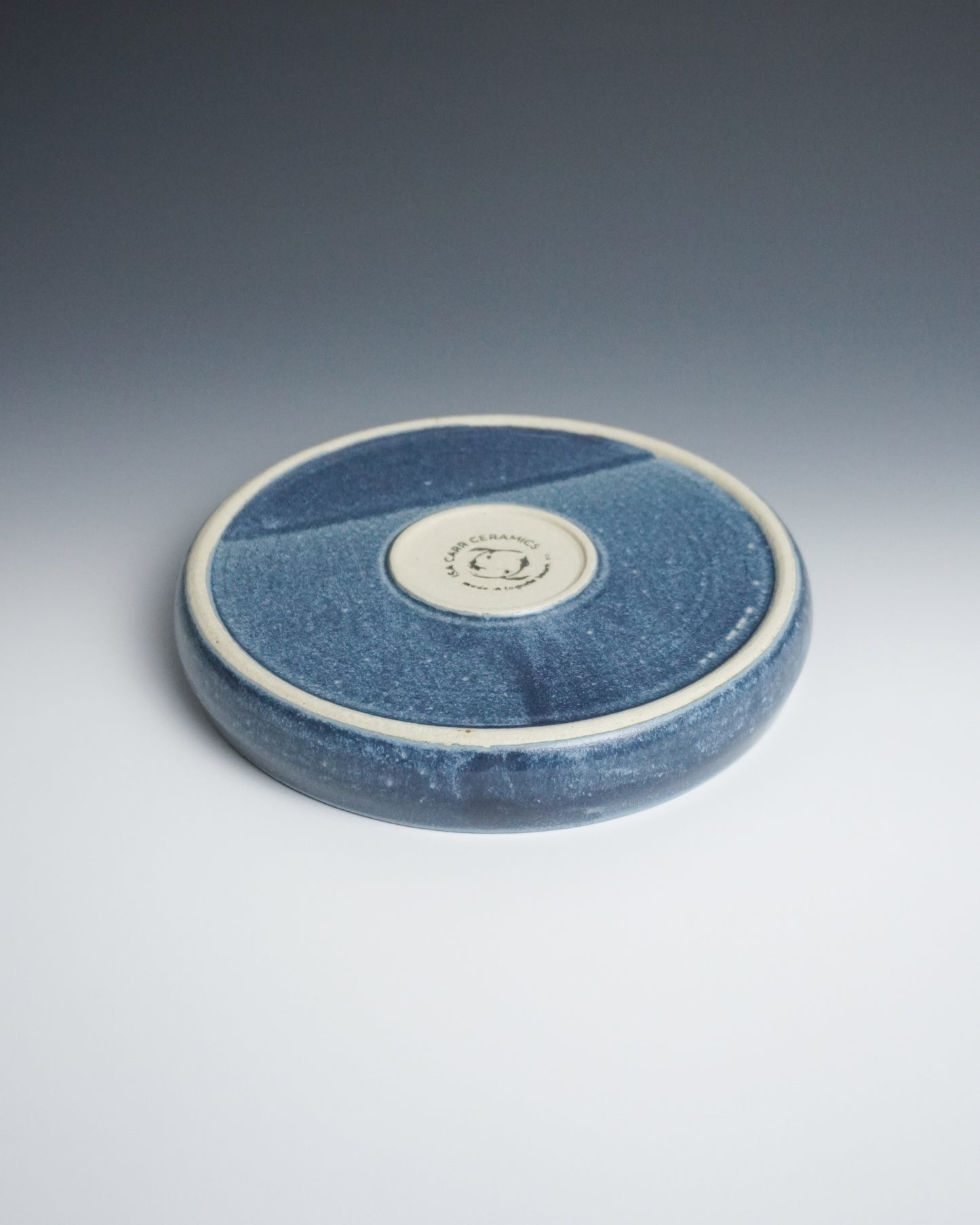 denim blue salad plates