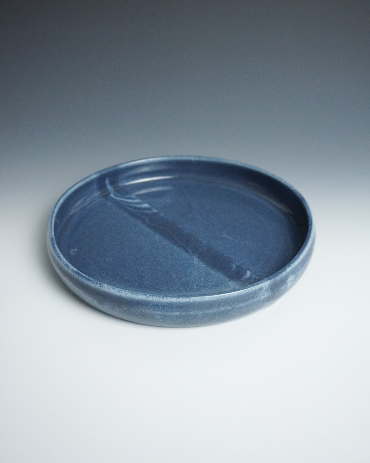 denim blue dinner plates