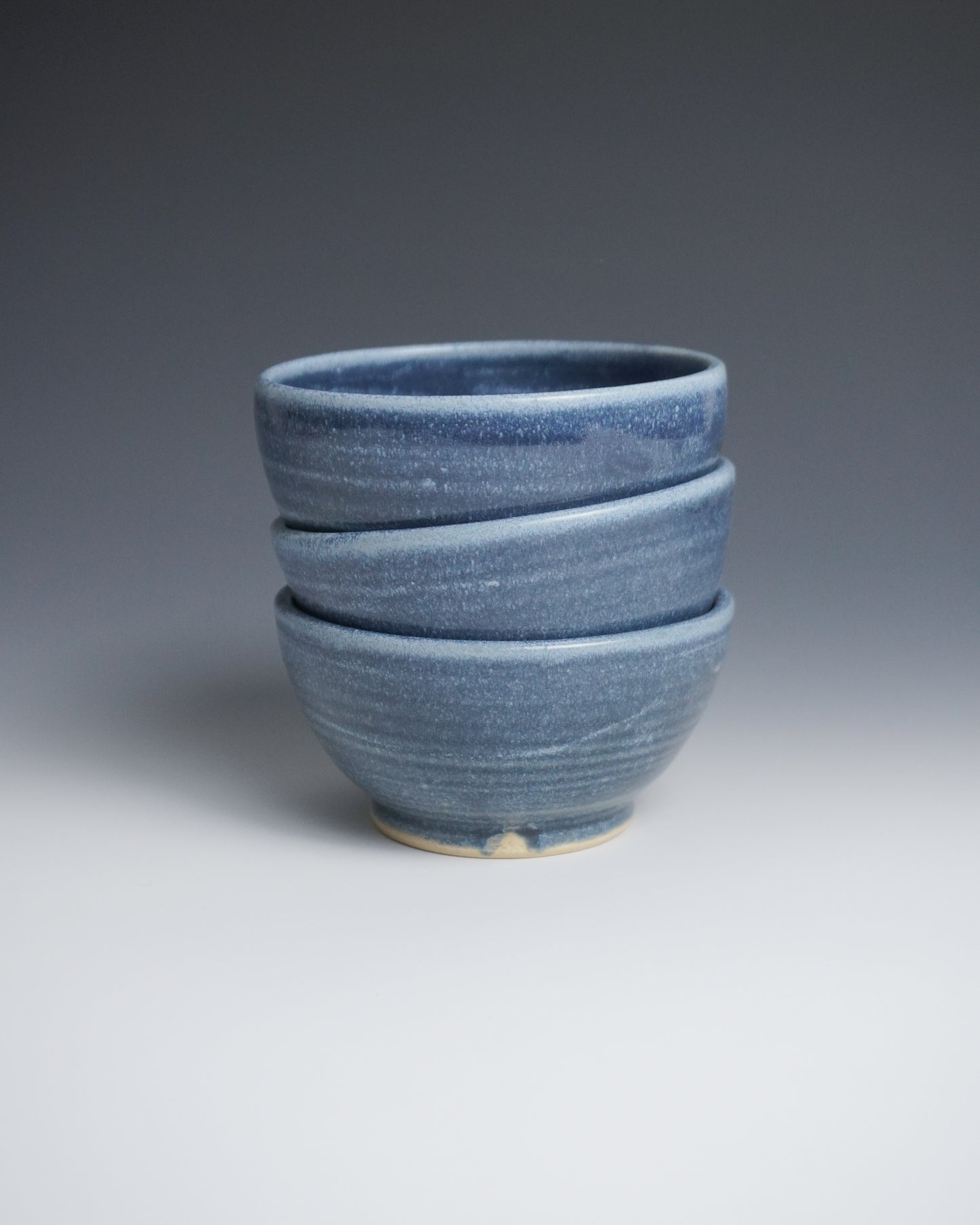 denim blue sauce bowls