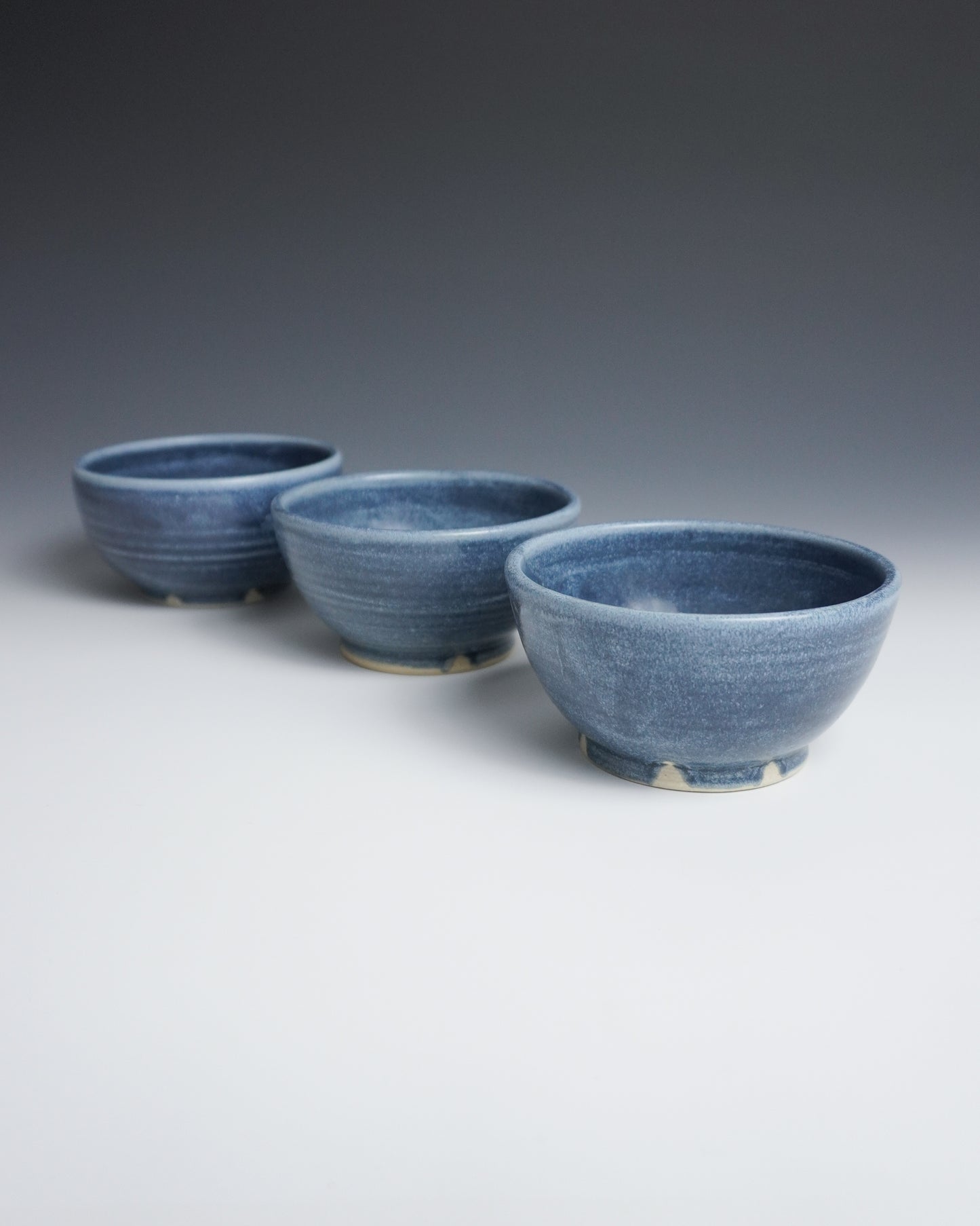 denim blue sauce bowls