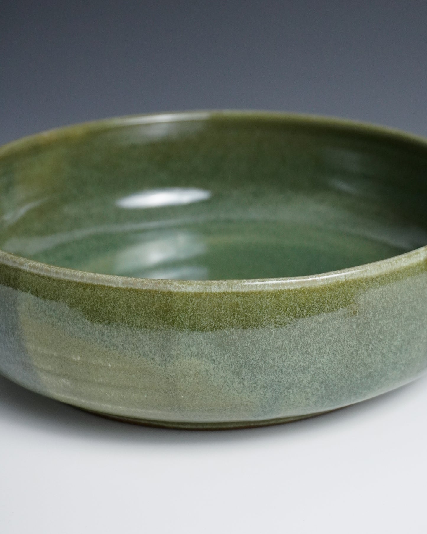 matcha green tall walled pasta bowls