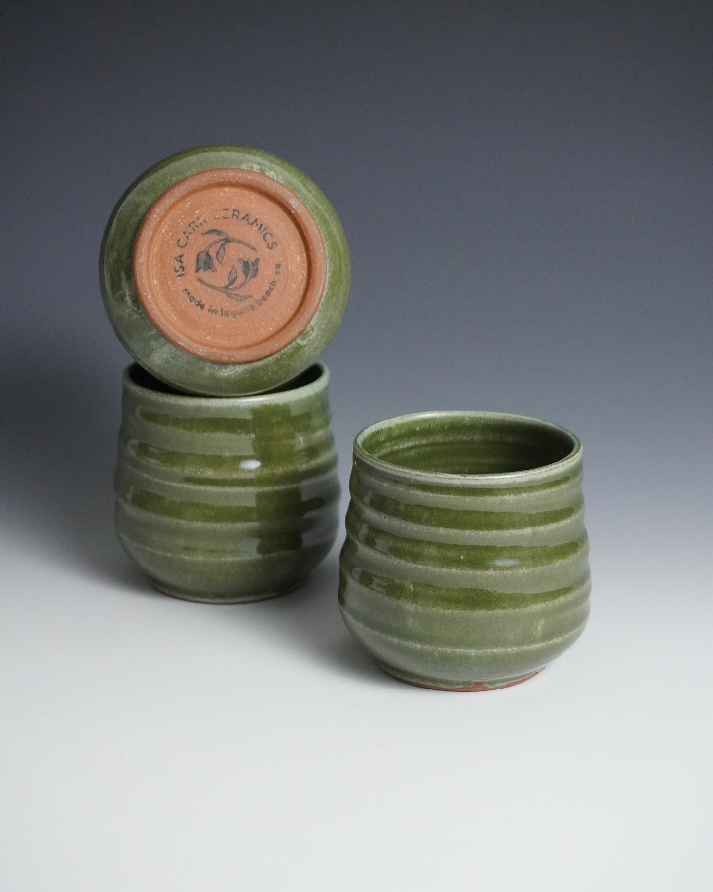 twirled tea cup