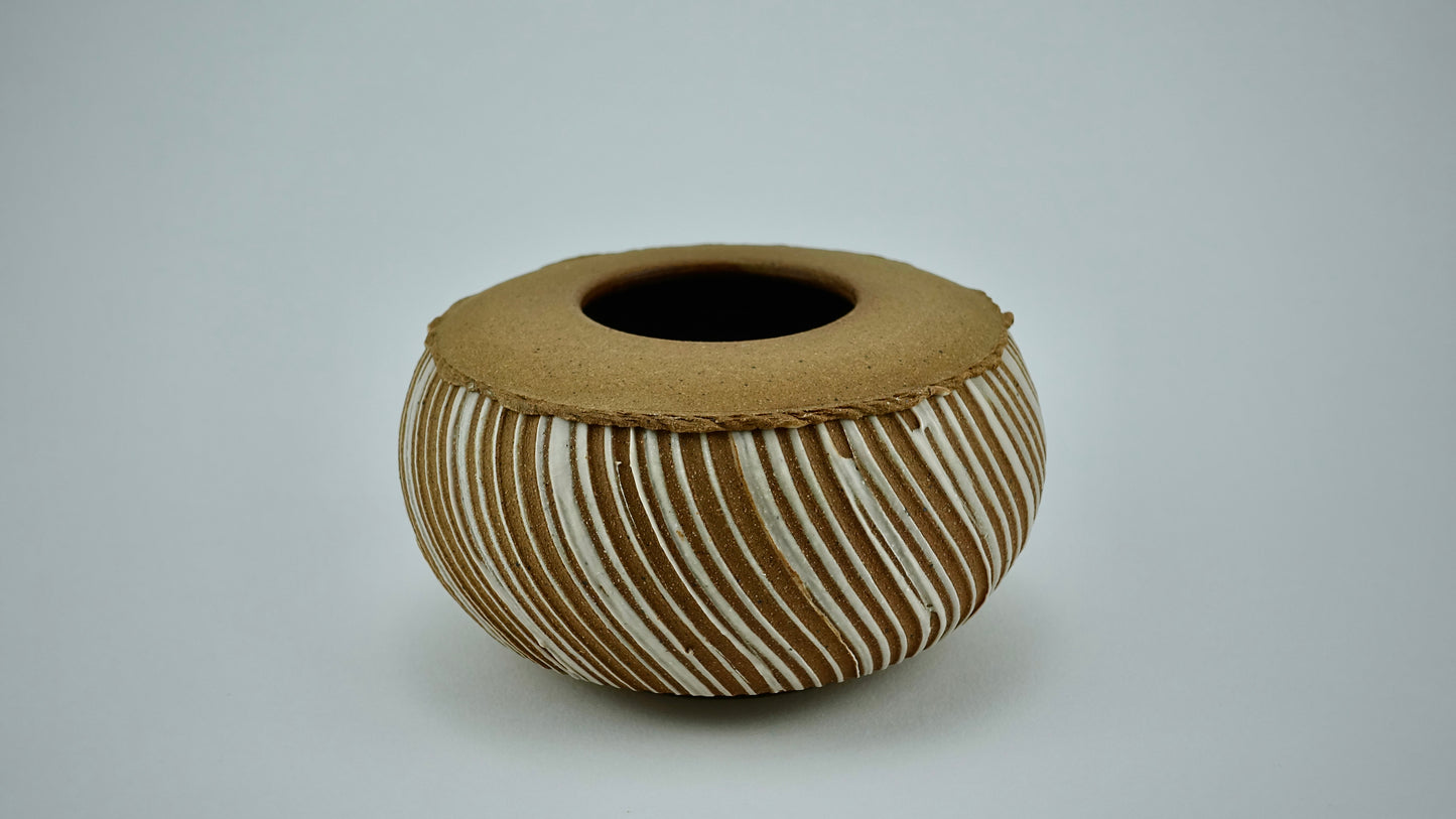 striped vase series