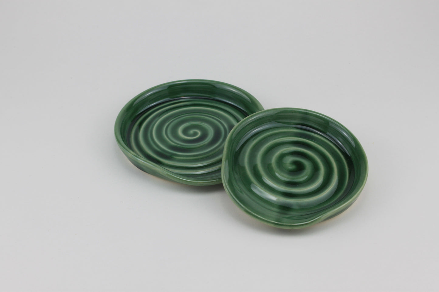 emerald green spoon rest