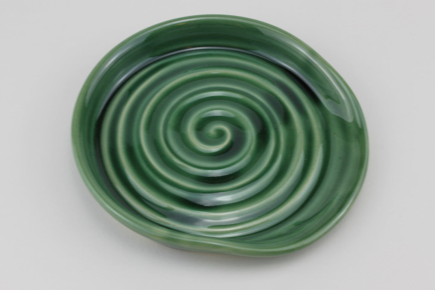 emerald green spoon rest