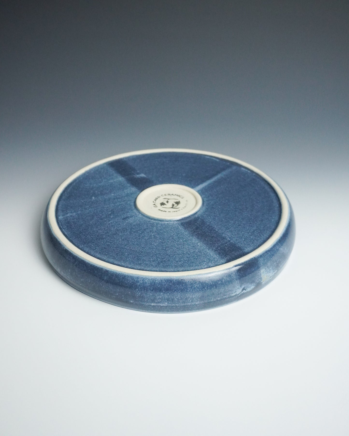 denim blue dinner plates