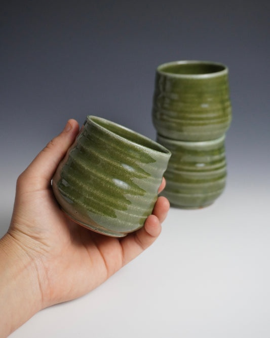twirled tea cup