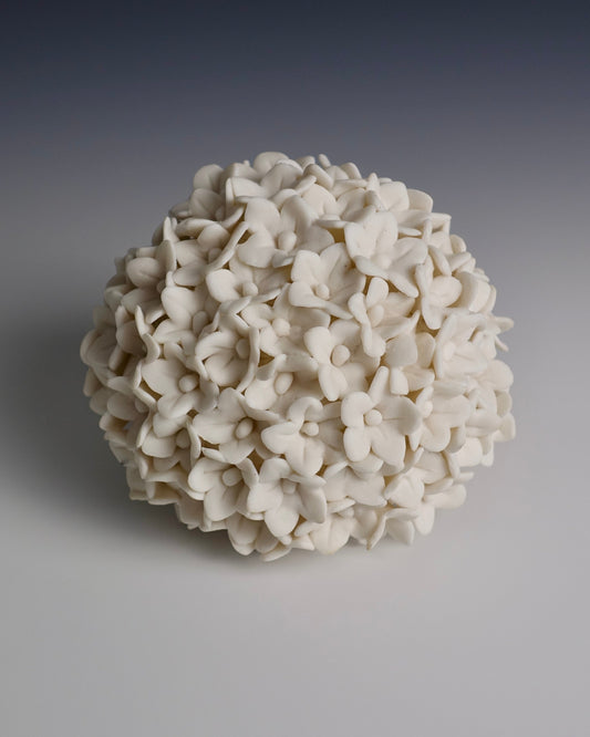 porcelain flower wall hang 3